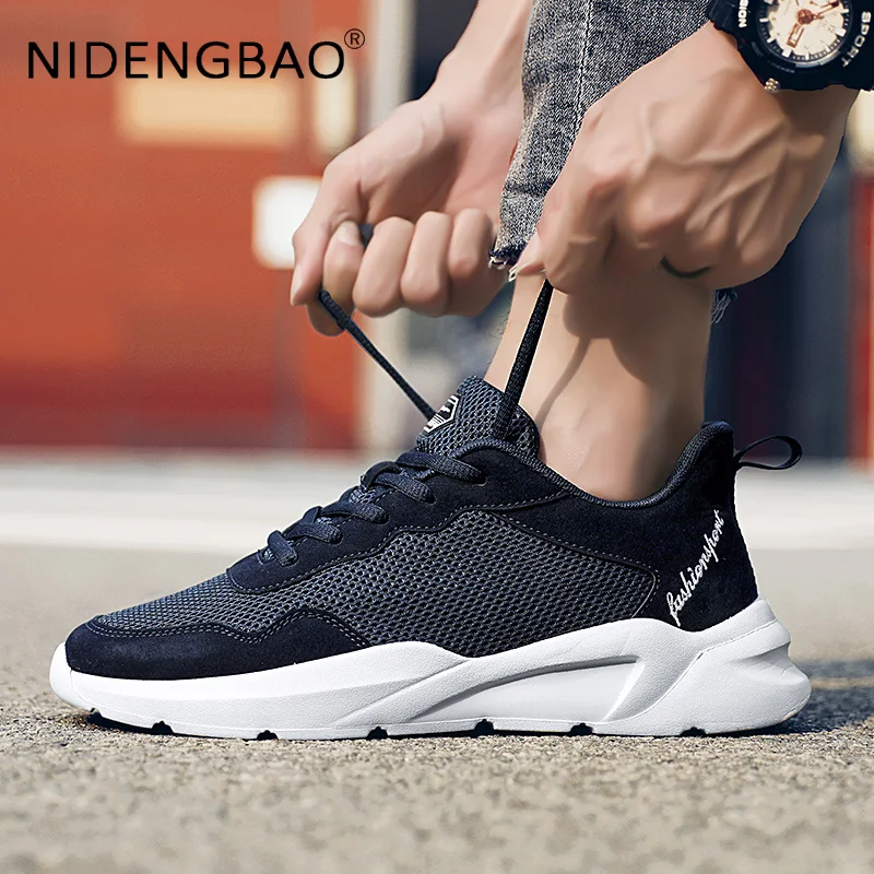 Mens Sneakers Running Shoes Mesh Breathable Comfortable Male Lightweight Walking Jogging Hiking Casual Sports Shoes Zapatillas