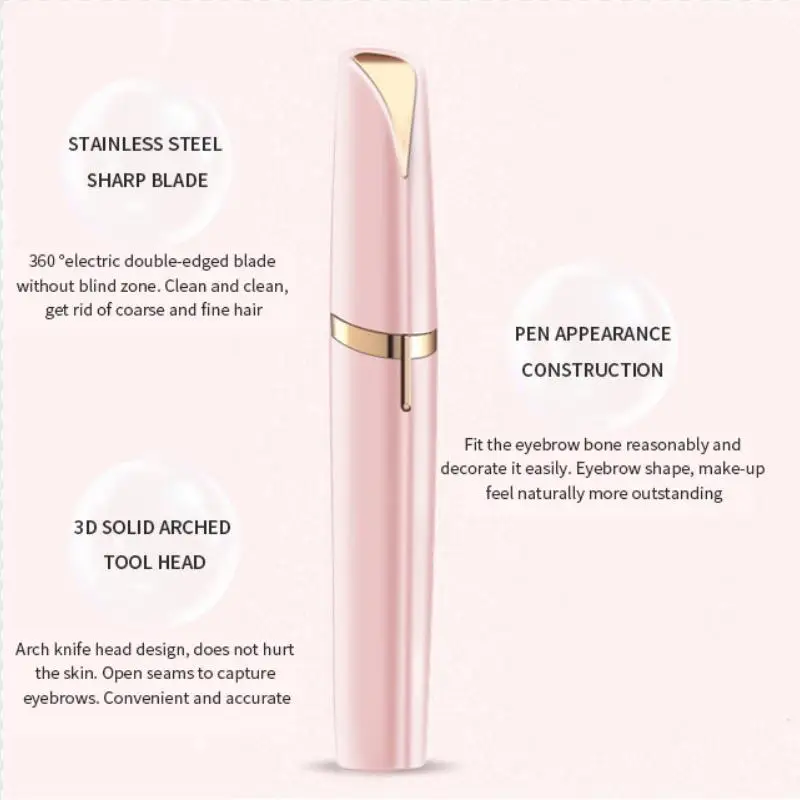 

Epilator Eyebrow Eye Brow Trimmer Shaving Hair Removal Device Machine Electric Shaver Face Razor For Women Home Use Personal