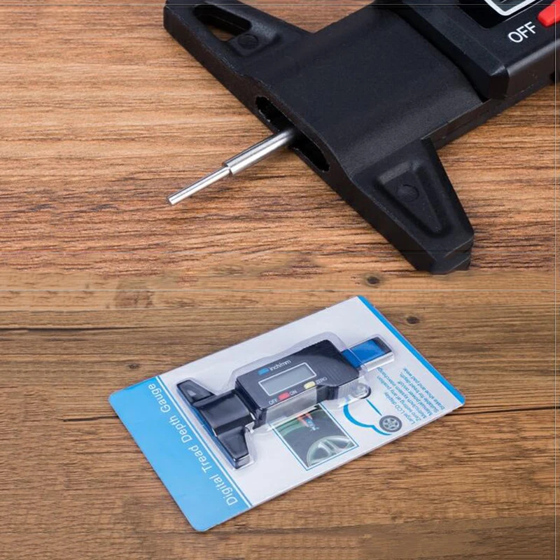 Электронный цифровой измеритель глубины протектора 0 25 мм датчик давления в