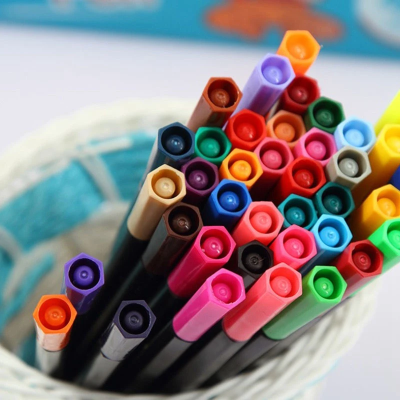 80PCS Color Pen Marker Watercolor Fine Line Art Painting Calligraphy | Канцтовары для офиса и дома