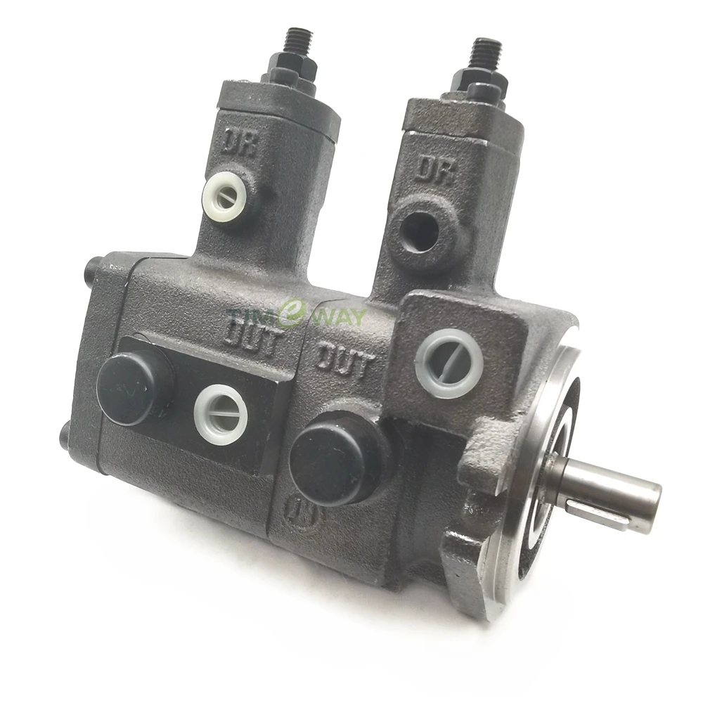 Двойной гидравлический насос с переменным смещением