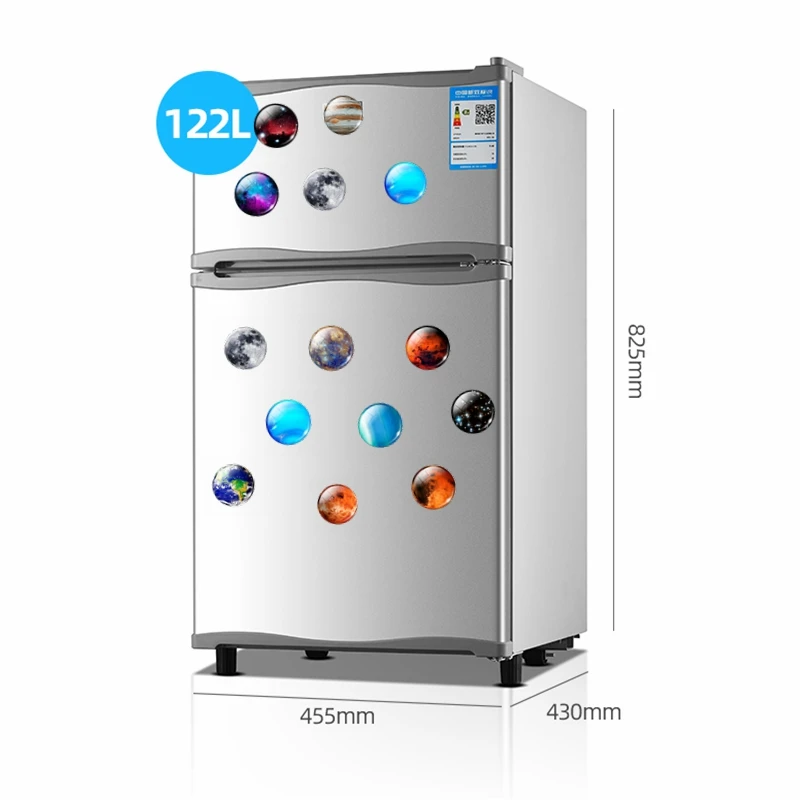 Луна планеты Туманность магниты на холодильник большая 50 мм Стеклянная