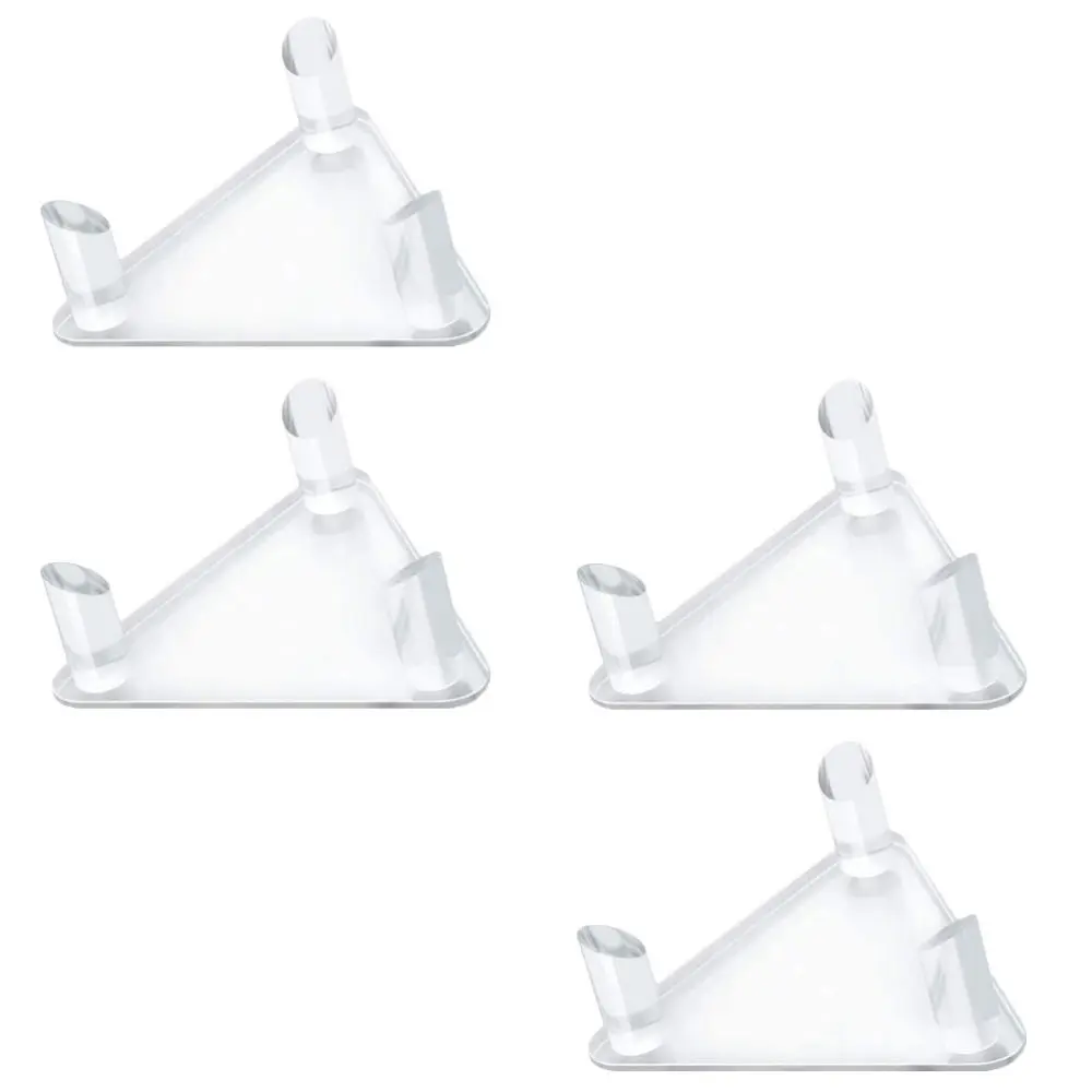 

4pcs Acrylic Stand Holder Sports Storage Display Rack for Rugby