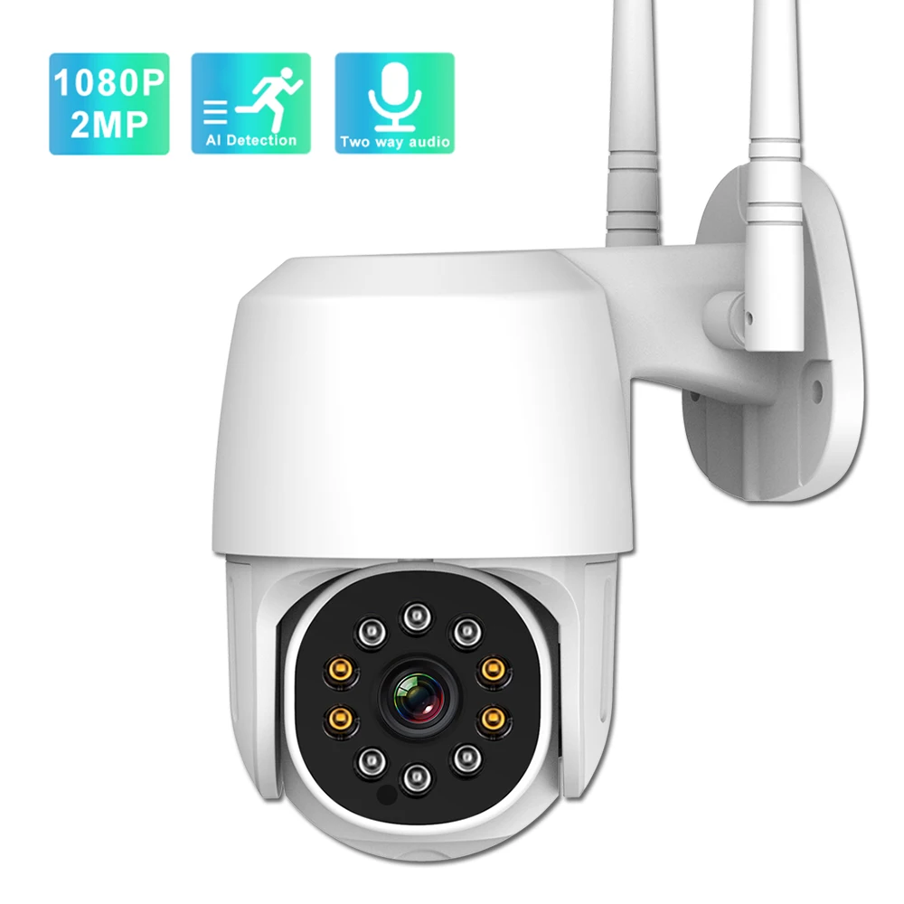 

Control IP Camera Wifi 1080P 2MP Speed Dome Home Security Camera Two Way Audio Night Vision Onvif Surveillance CCTV Camera