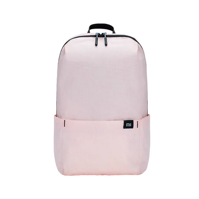 Light pink Xiao mi цвет маленькая задняя mi пакет большой емкости анти-воды мешок mi много цветов влюбленных пар пакет для студента Younth Man - Цвет: Light pink