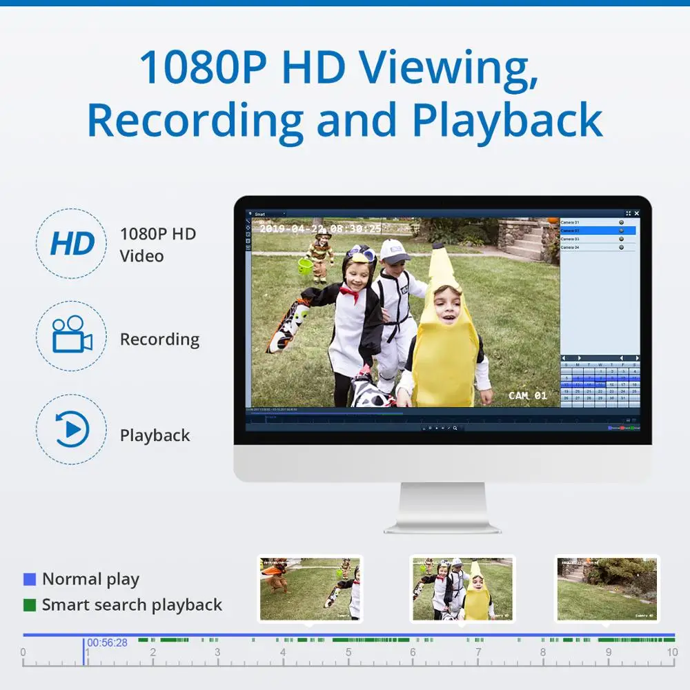 Беспроводная камера видеонаблюдения SANNCE FHD 1080P IP Wi Fi с защитой от непогоды угол