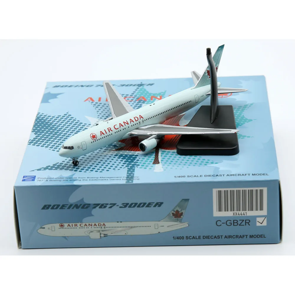 Коллекционный самолёт из сплава 1:400 подарок JC Крылья XX4441 Air Canada Звездный Альянс