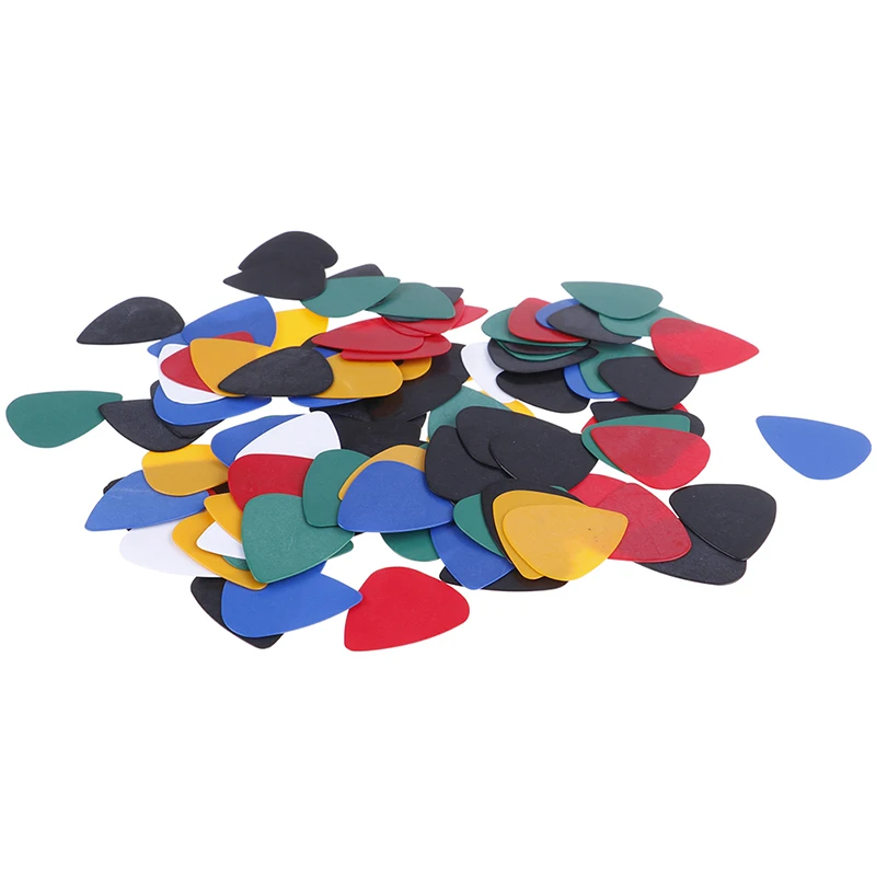 2021 30pcs 100pcsset akustische picks elektrische bass pic plektrum vermittler guitarra musical instrument dicke mischen gitarre pick free global shi