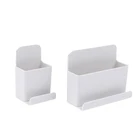 Настенный ящик для хранения смонтированный органайзер, чехол для хранения пульта дистанционного управления, кондиционера, вилка Мобильный телефон, держатель, подставка, контейнер