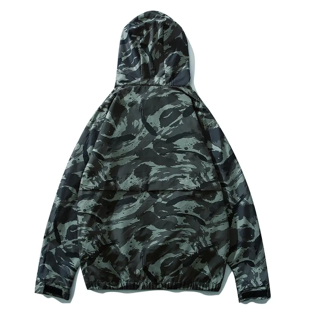 Aelfric Eden хип хоп мужские военные куртки с капюшоном 2019 осень зима мода Harajuku молния