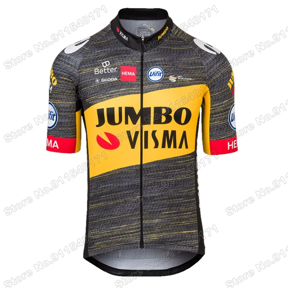 

Cycling Jersey Set 2021 Jumbo Visma Mens Summer Bicycle Clothing Road Bike Shirts Suit Bicycle Bib Shorts MTB Ropa Maillot