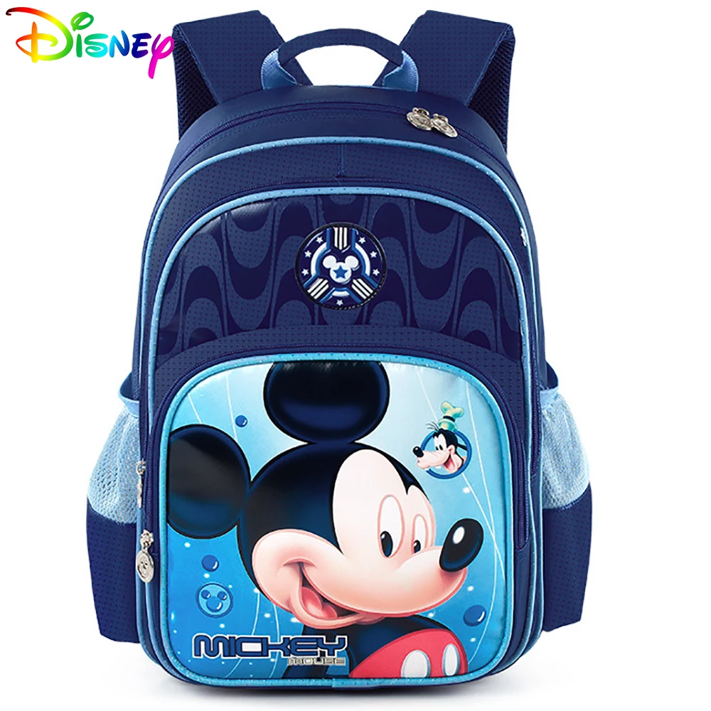 Disney Baby Backpacks For Girls Boys Cartoon Mickey Mouse Printing Handbags Children Cute Travel Shoulder Packages Drop Shipping
