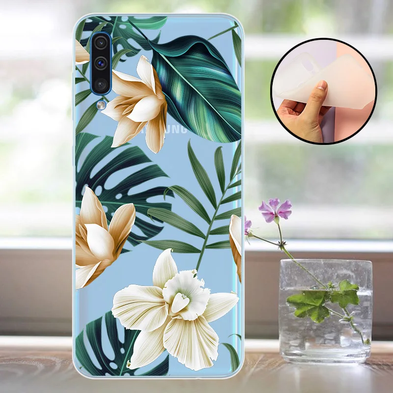 Чехол для samsung Galaxy A50, черный матовый чехол для samsung A50, силиконовый чехол ТПУ для телефона Galaxy A 50 A505F Capa - Цвет: RDH