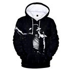 МужскиеженскиеДетские Модные 3D толстовки Майкла Джексона в стиле хип-хоп мужской пуловер свитшот Майкла Джексона детские толстовки Топы