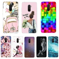 Phone Case For Xiaomi Pocophone Global Case Pocofone Silicone Soft TPU Back Cover For Xiomi Poco Case