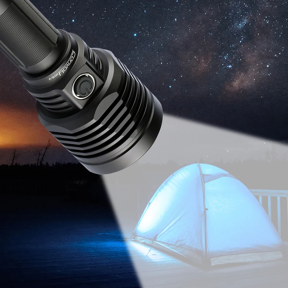 Online Potente Torcia Elettrica Convoglio M21C-U XHP70.2 Led All'interno Fino A 4300lm Lunga Autonomia Ha Condotto La Luce Del Flash Di Caccia Lanterna Ha Condotto La Torcia Elettrica
