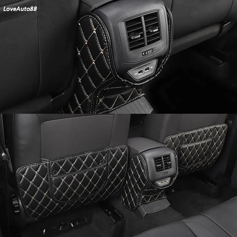 

Car Rear Seat Armrest Box Anti-Kick Pad Anti-Dirty Protective Pad Cover For Volkswagen VW T-Roc T Roc 2017 2018 2019 2020 2021