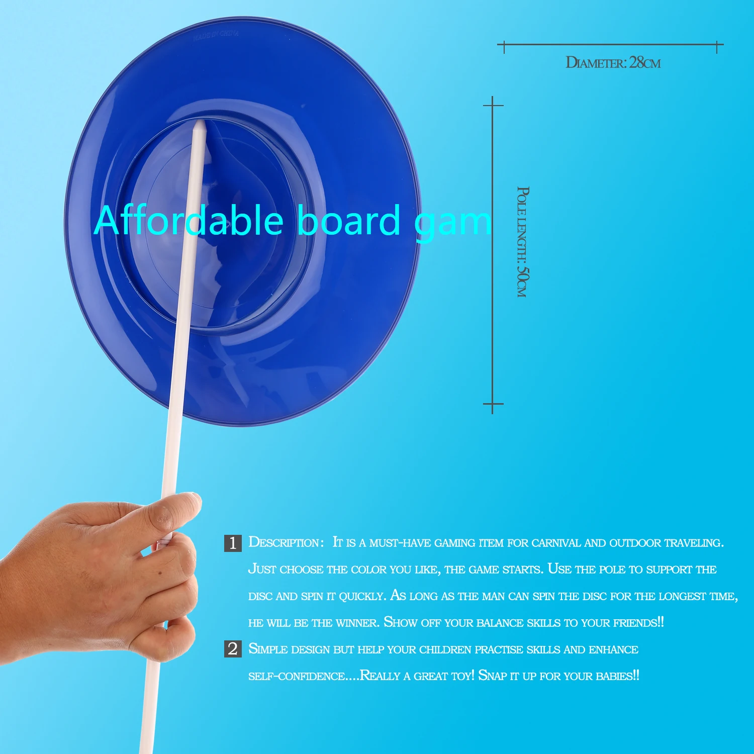 

New Model juggling props children's toy spinning plates performing props