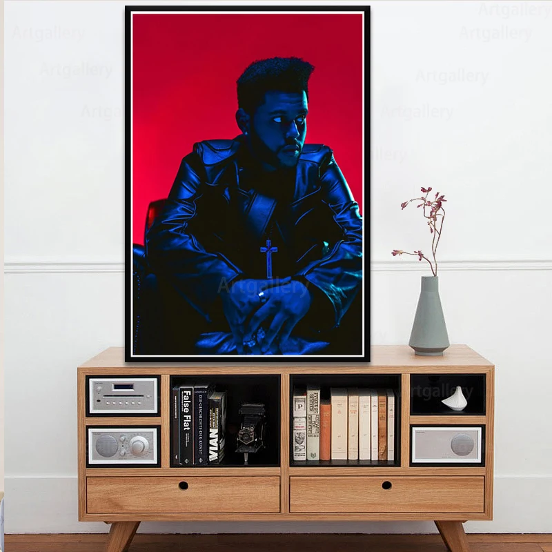 Плакаты принты Daft Punk The Weeknd Starboy хип-хоп музыкальный альбом картина со звездами