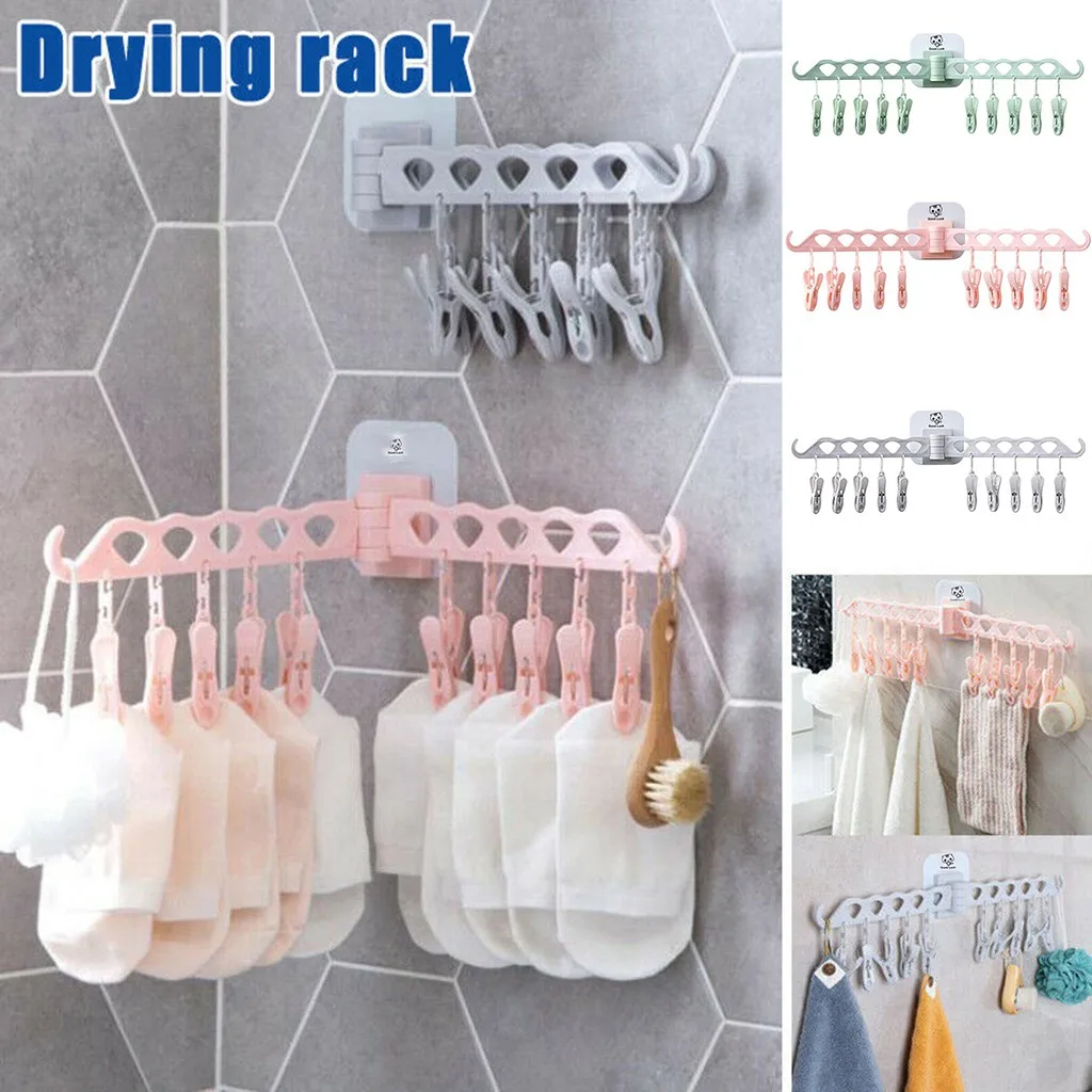 1 шт. угловая полка для душа двойная вешалка одежды в ванную комнату складной