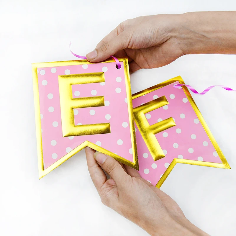 

1set Spanish Happy Birthday Banner Black Gold Letter Paper Garland For 30th 40th Kids Birthday Party Flag Banner Hanging Decor