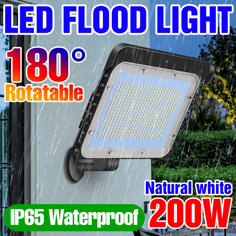 

LED 220V Flood Light PIR Motion Sensor Garden Spotlight IP65 Waterproof Outdoor Wall Lamp Floodlight Street Lamp Landscape Light