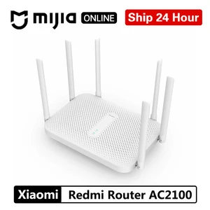 xiaomi redmi router ac2100 gigabit 2 4g 5 0ghz strengthen dual band 2033mbps wireless wifi repeater 6 high gain antennas wider free global shipping