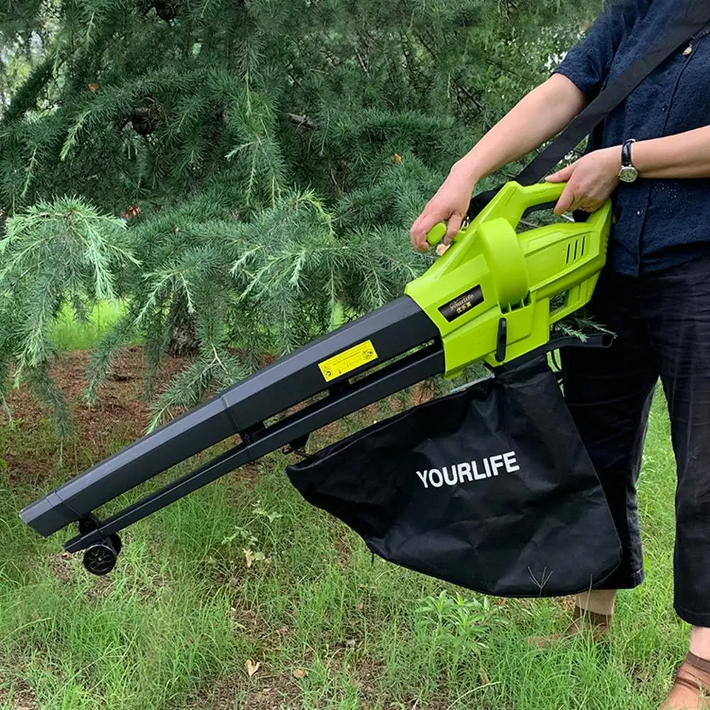 

Garden Leaf Blower High-power Portable Garden Leaf Shredder 3 In 1 Garden Leaf Blower 3000W Blower And Suction Dual Purpose Blow