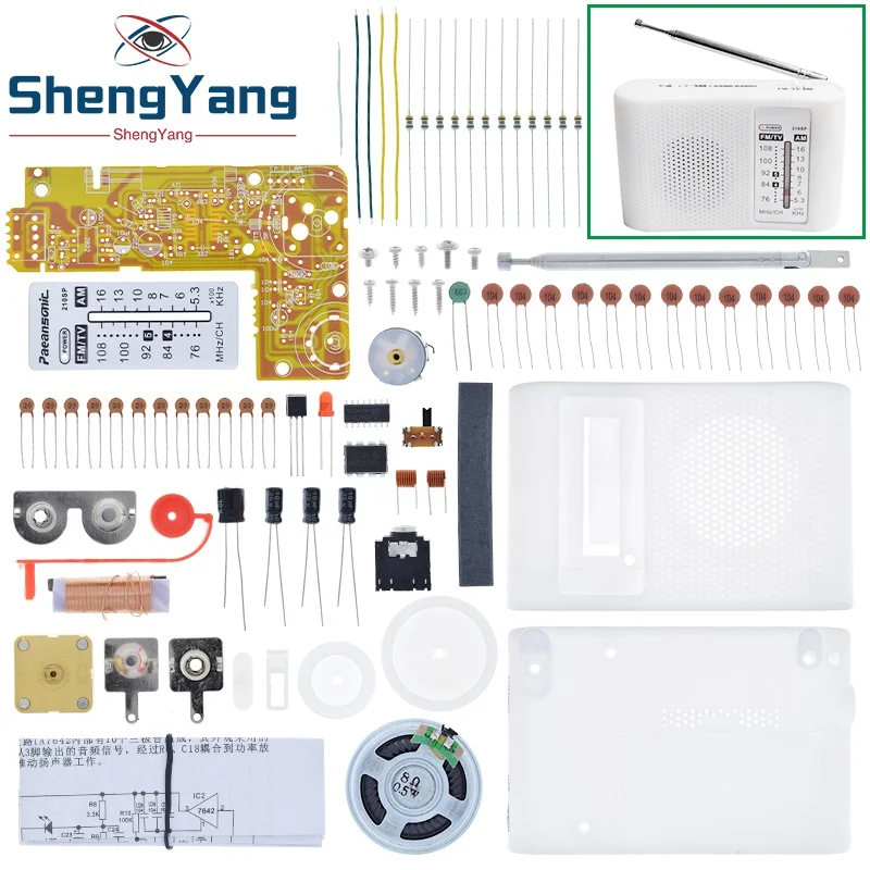 1 комплект AM / FM стерео радиокомплект/Сделай сам CF210SP электронный