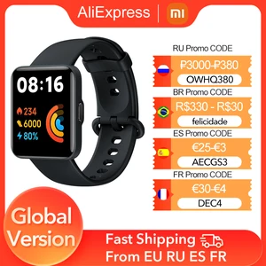 global version xiaomi redmi watch 2 lite smart watch bluetooth mi band 1 55 hd gps smartwatch blood oxygen sport bracelet free global shipping