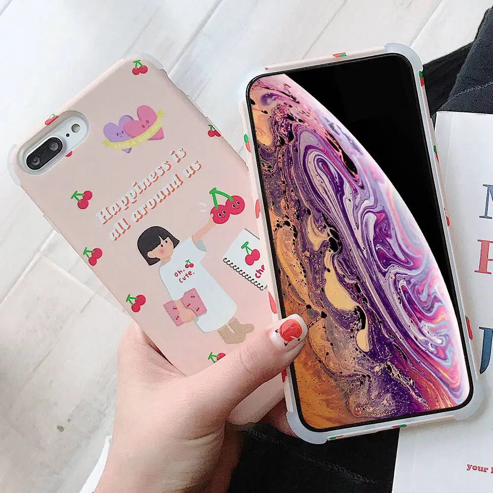 Защитный чехол KISSCASE для iPhone X XS Carcasa телефона мальчиков и девочек 7 7Plus 8Plus 6 6Plus 6S Plus