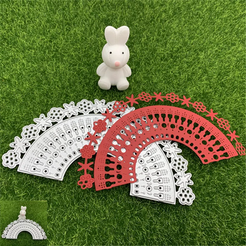 Форма в форме моста арки Радужный мост кружева ручной тиснение альбом сделай сам