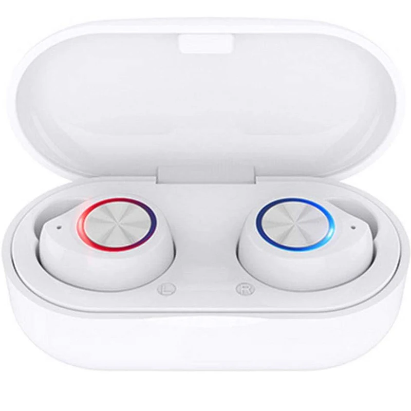 TW60 наушники-вкладыши TWS с Беспроводной Bluetooth наушники V5.0 HD Звук светодиодный