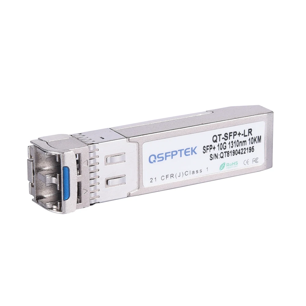 10GBASE LR SFP + модуль приемопередатчика 1310нм 10км LC DDM для Intel Ubiquiti Mellanox Alcatel Lucent D Link