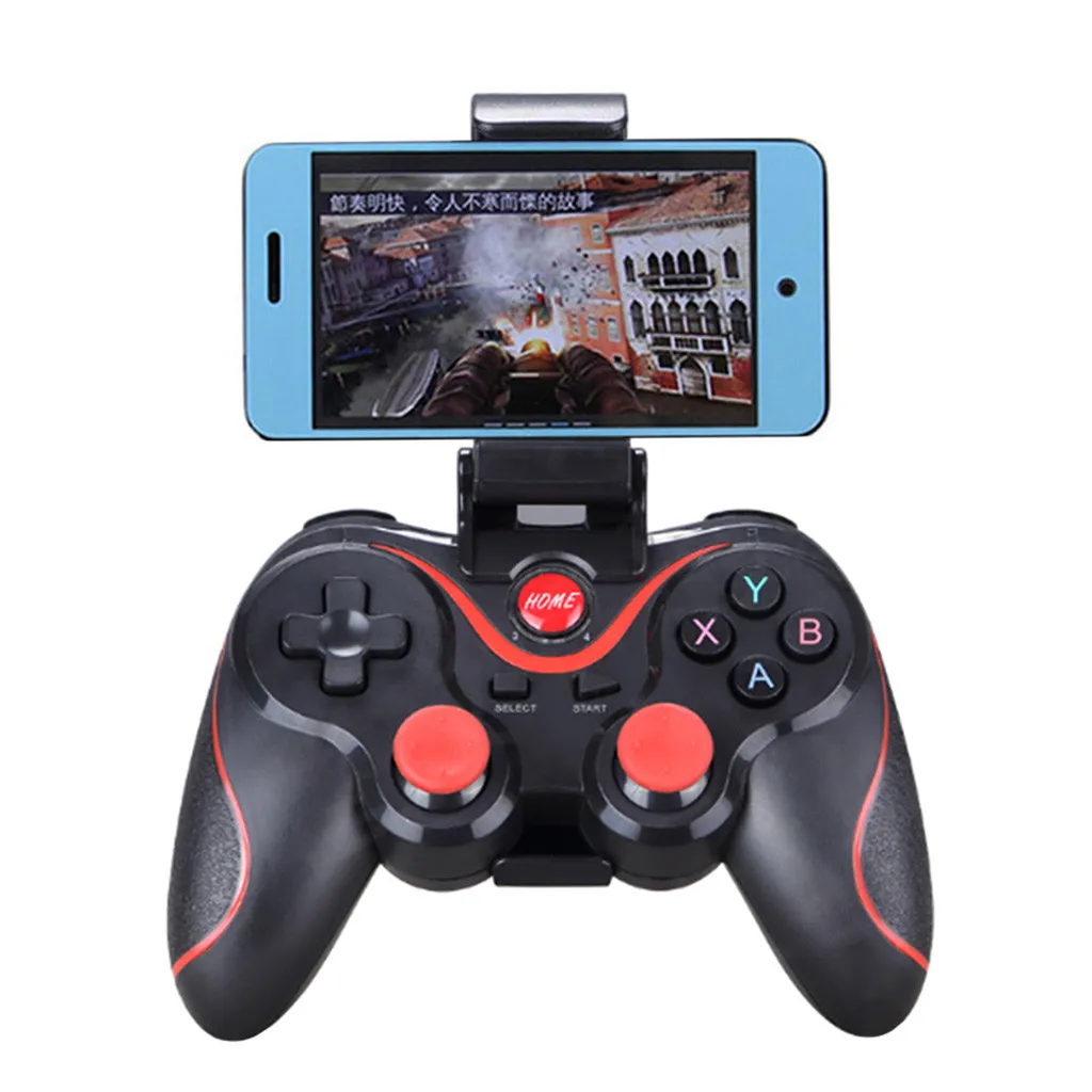 Игровой контроллер Smart беспроводной джойстик Bluetooth Android геймпад игровой пульт управления с подставкой для телефона ПК планшета 819#2
