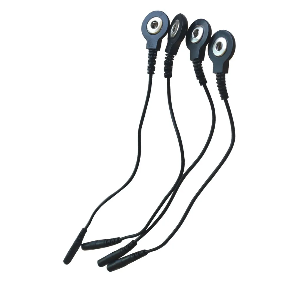 Сменный электрод Tens адаптер транзитный свинцовый провод Соединительный кабель