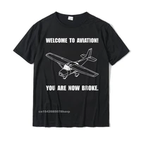 aviation broke funny t shirt cotton t shirt for men summer top t shirts printed on coupons camisa sweashirt