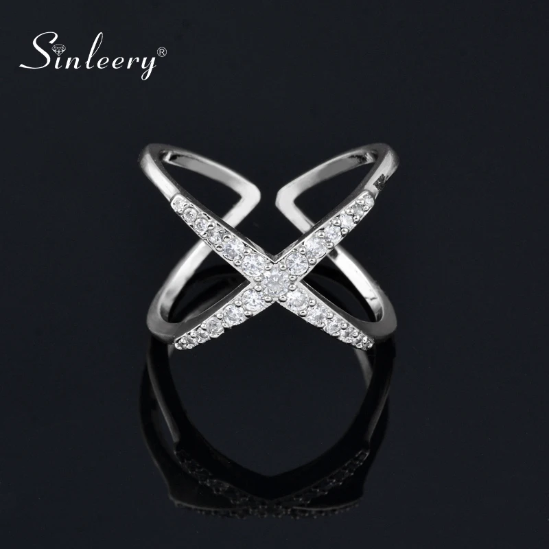 SINLEERY кольца на палец в форме фонаря с фианитом для женщин ювелирные изделия
