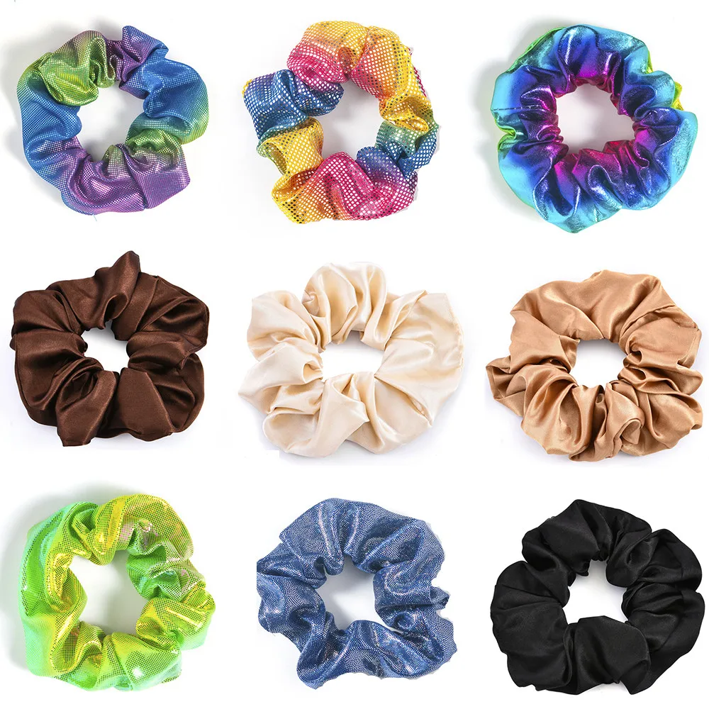 

Модные корейские Бархатные резинки для волос, эластичные резинки для волос, однотонный Леопардовый цвет, женский головной убор для девочек,...