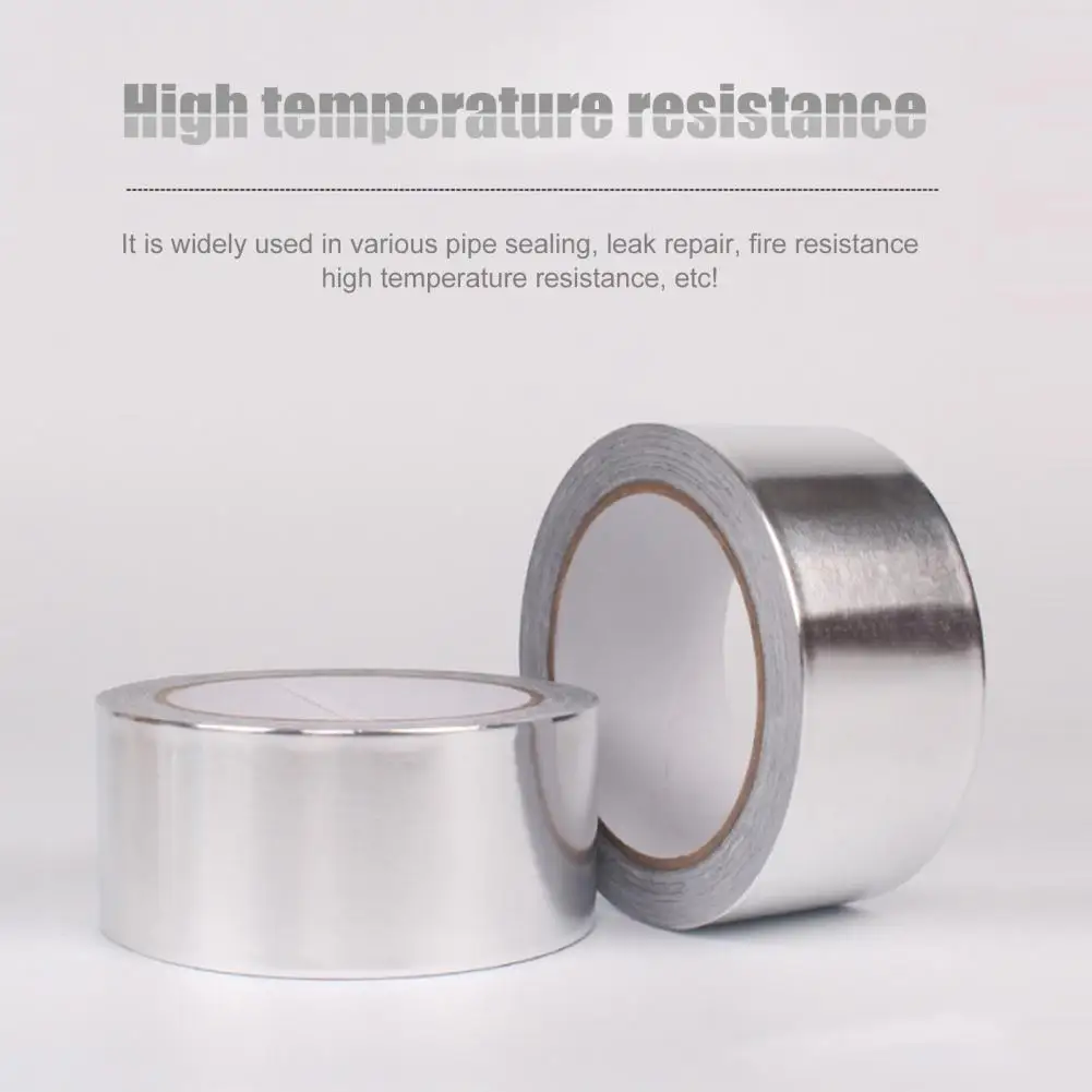 

1 Roll Convenient Multifunctional Oil-proof Foil Tape Repair Tape Aluminum Foil More Thicken
