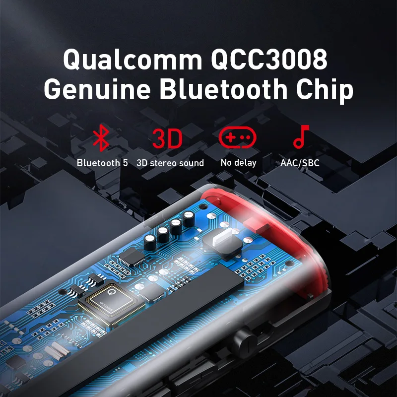 Baseus Virtual Bluetooth 5 0 3D приемник беспроводной адаптер для наушников динамик музыка 3 мм