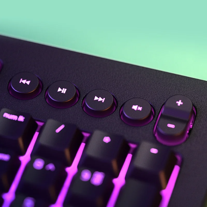 Razer Cynosa V2 Customizable Chroma RGB Membrane Gaming Keyboard-Individually Backlit Keys - Spill-Resistant Design