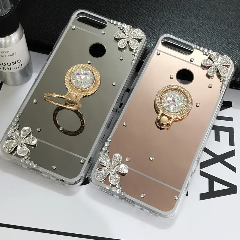 Зеркальный чехол с подставкой на палец для Huawei Honor10Lite 20S волшебная игра