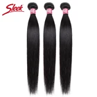 Гладкие малазийские прямые волосы, 4 пучка, 10-28 дюймов, не Реми, прямые волосы для наращивания, двойные уток, пучки натуральных волос