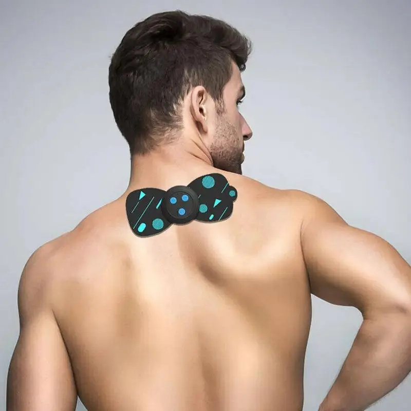 Шейный массажер импульсный мини портативные массажные наклейки для физической