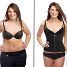 Женский тренировочный жилет с эффектом пуш-ап, пояс для живота, Корректирующее белье для талии, корсет на молнии, жилет, женское моделирующее белье