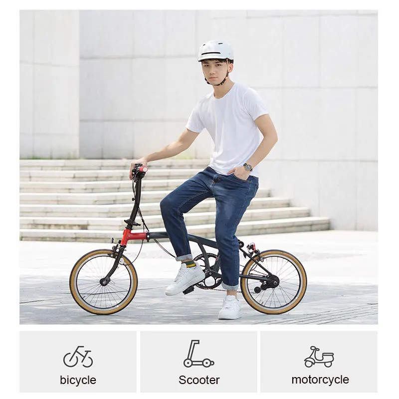 

2021 New Bicycle Lamp Cycling Smart Tail Light Bike Adult Helmet Bike MTB Road Scooter Sport Urban 2 in1Helmet Cycling Equipment