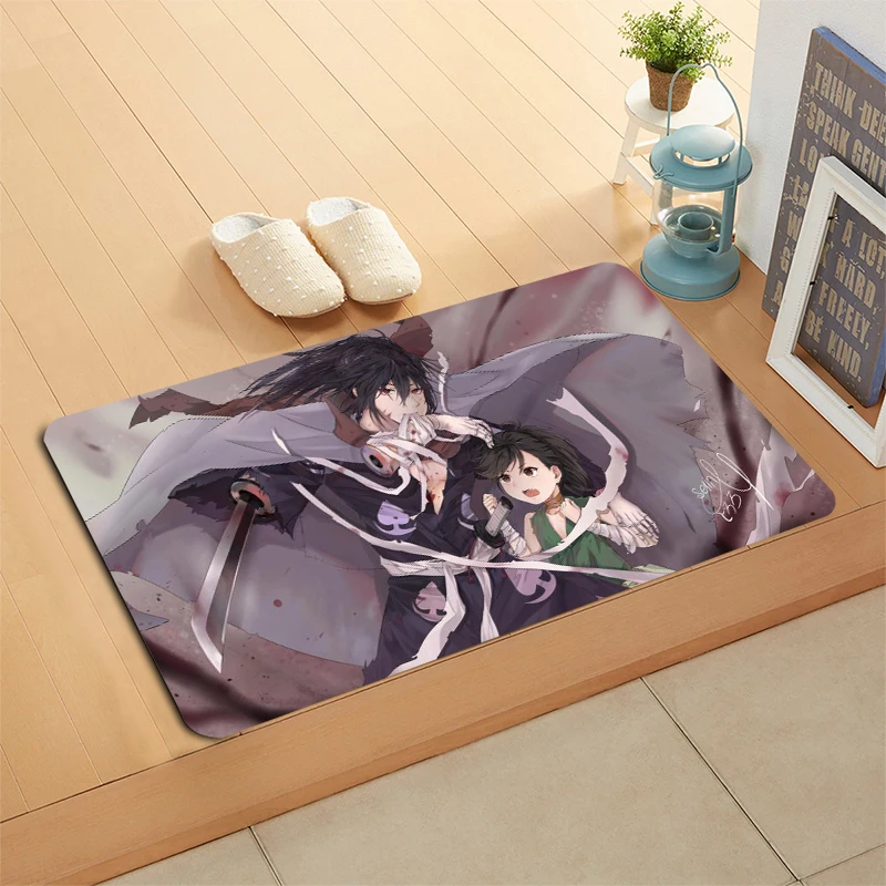 

Custom Dororo Doormat Floor/Bath/Kitchen/Beach Mat Flannel Sponge Fabric 3D Printed Shaggy Custom Decoration For Bedroom