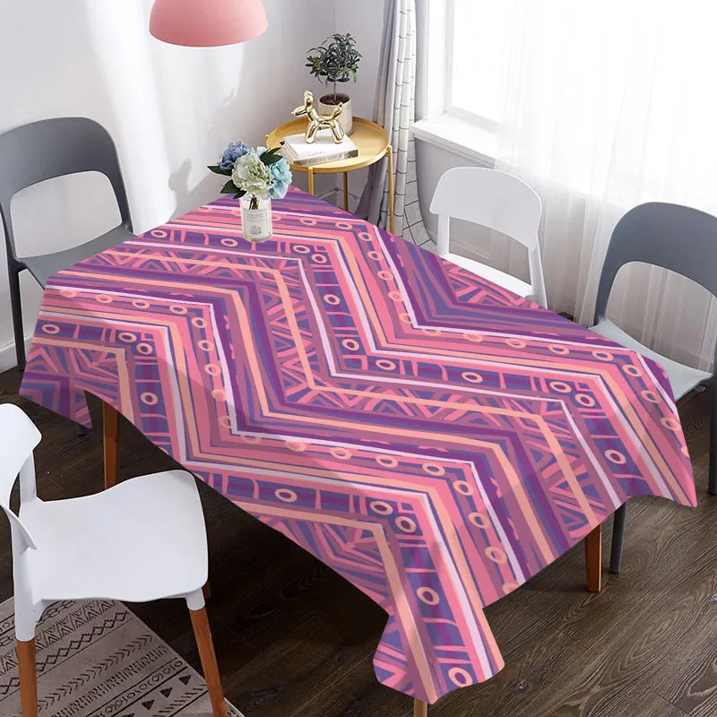 Скатерть из ткани Оксфорд водонепроницаемая ткань 3D для кофейного столика в