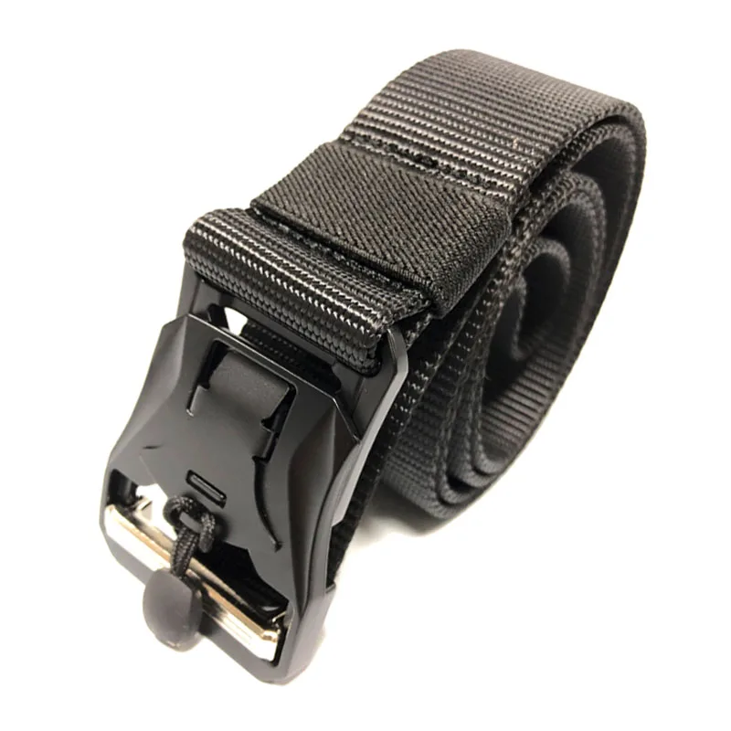 Быстросъемный тактический армейский нейлоновый поясной ремень с металлической
